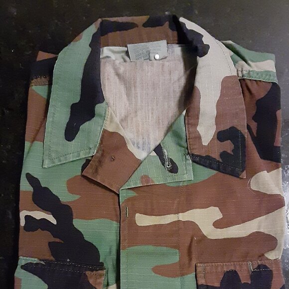 Woodland Camo Blouse * ACU * Small-Long * - Picture 1 of 8